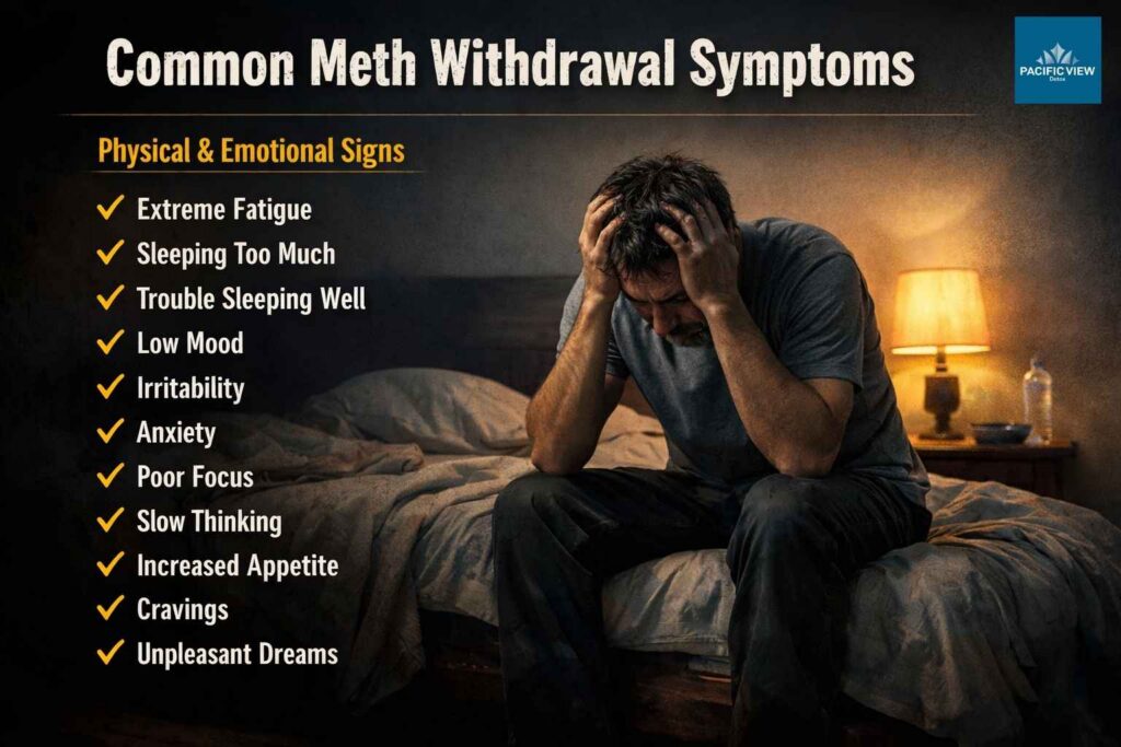 Common Meth Withdrawal Symptoms (1) Common Meth Withdrawal Symptoms (1)
