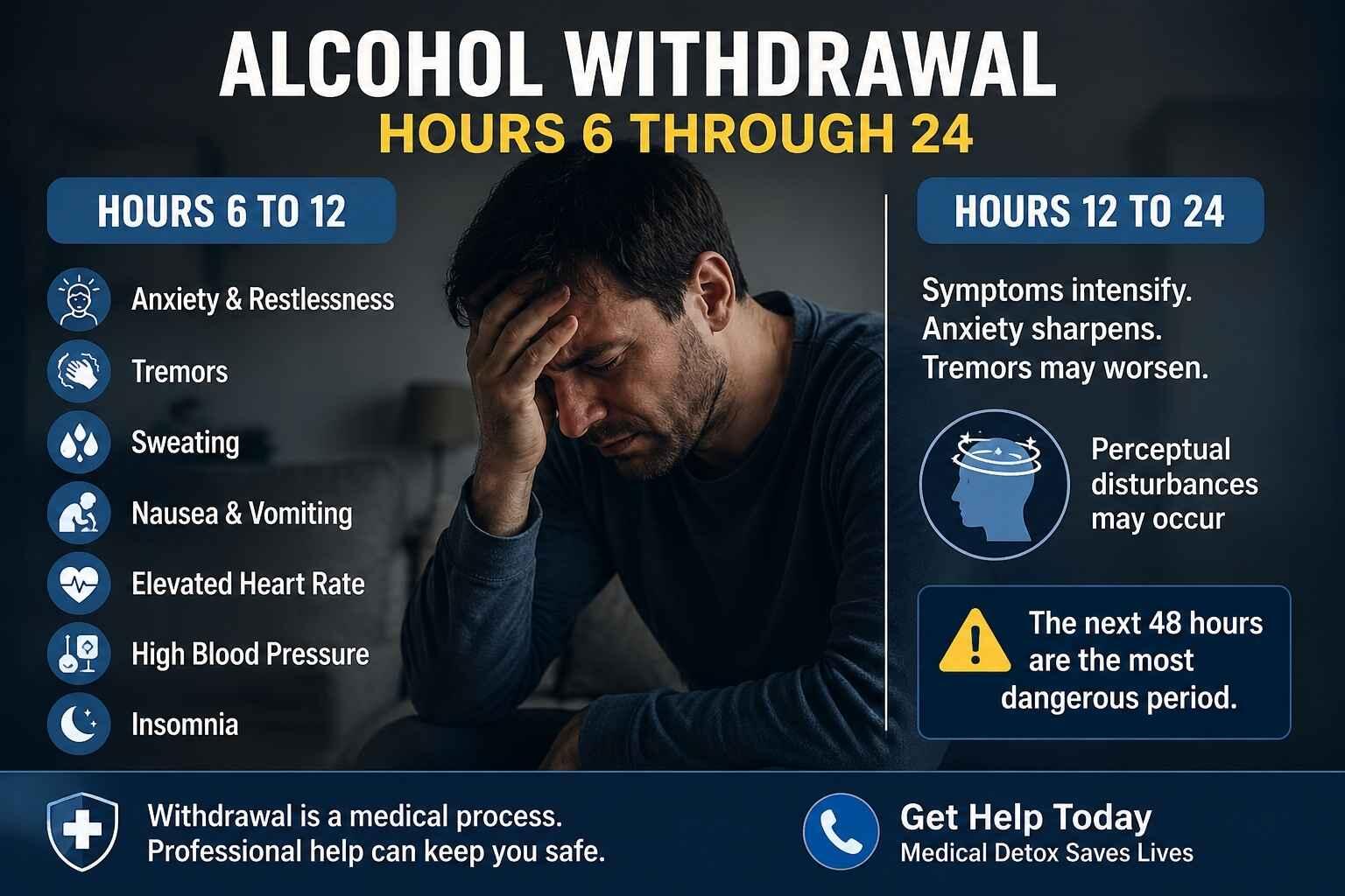 Alcohol Withdrawal Day by Day Hours 6 Through 24 Alcohol Withdrawal Day by Day Hours 6 Through 24