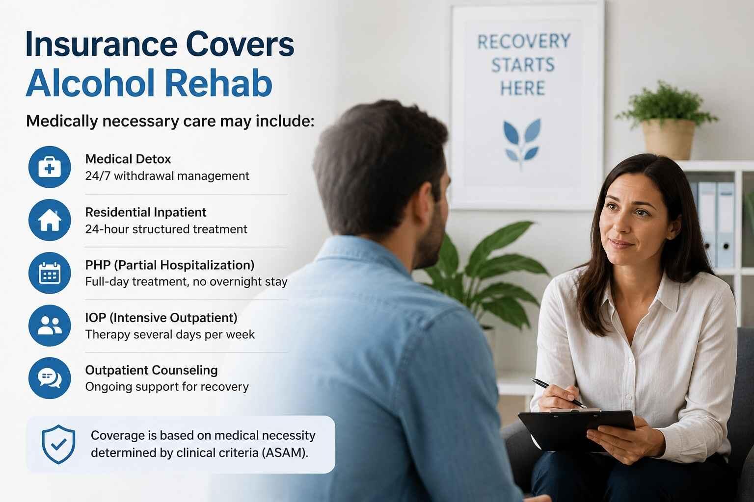 What Does Insurance Cover in Alcohol Rehab What Does Insurance Cover in Alcohol Rehab